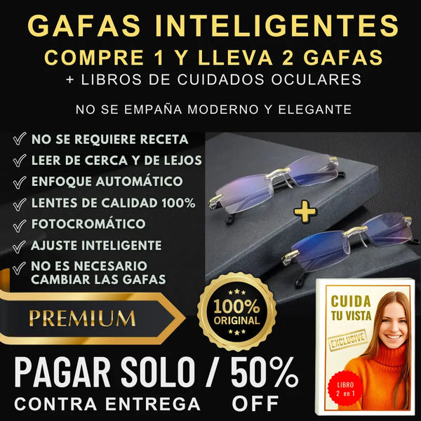 GAFAS SMART DE ÚTILMA GENERACIÓN [COMPRE 1 Y LLEVA 2 GAFAS + DOS BRINDIS]